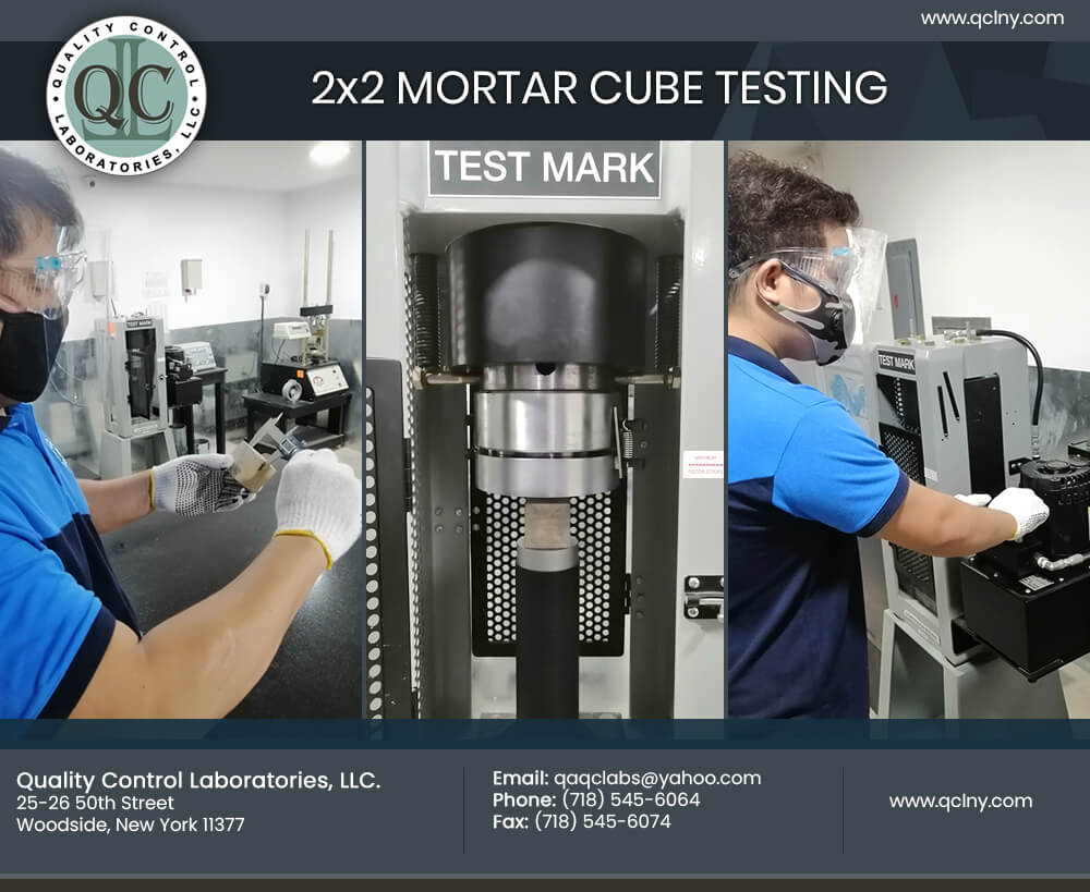2x2 Mortar Cube Testing